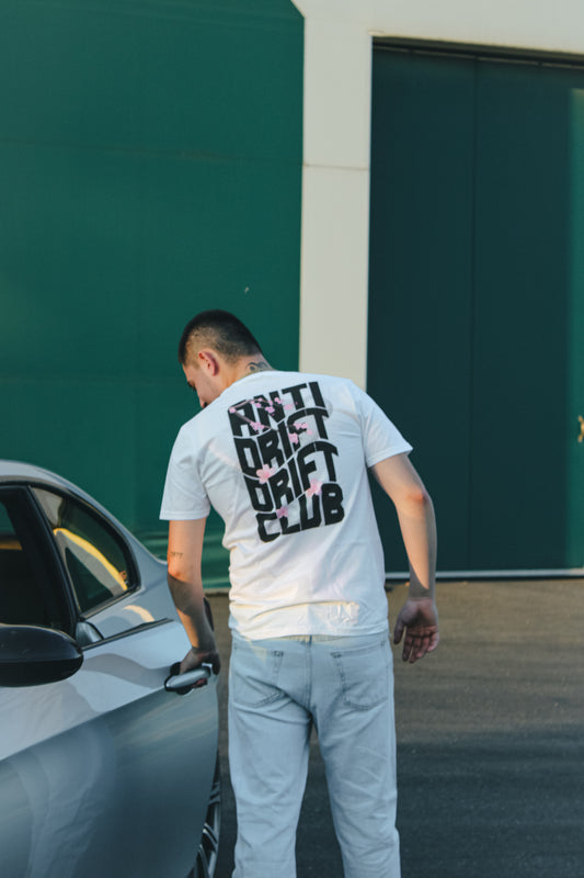 Anti Drift Drift Club T-Shirt in White 2