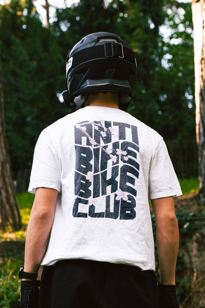 Anti Bike Bike Club T-Shirt in White 2