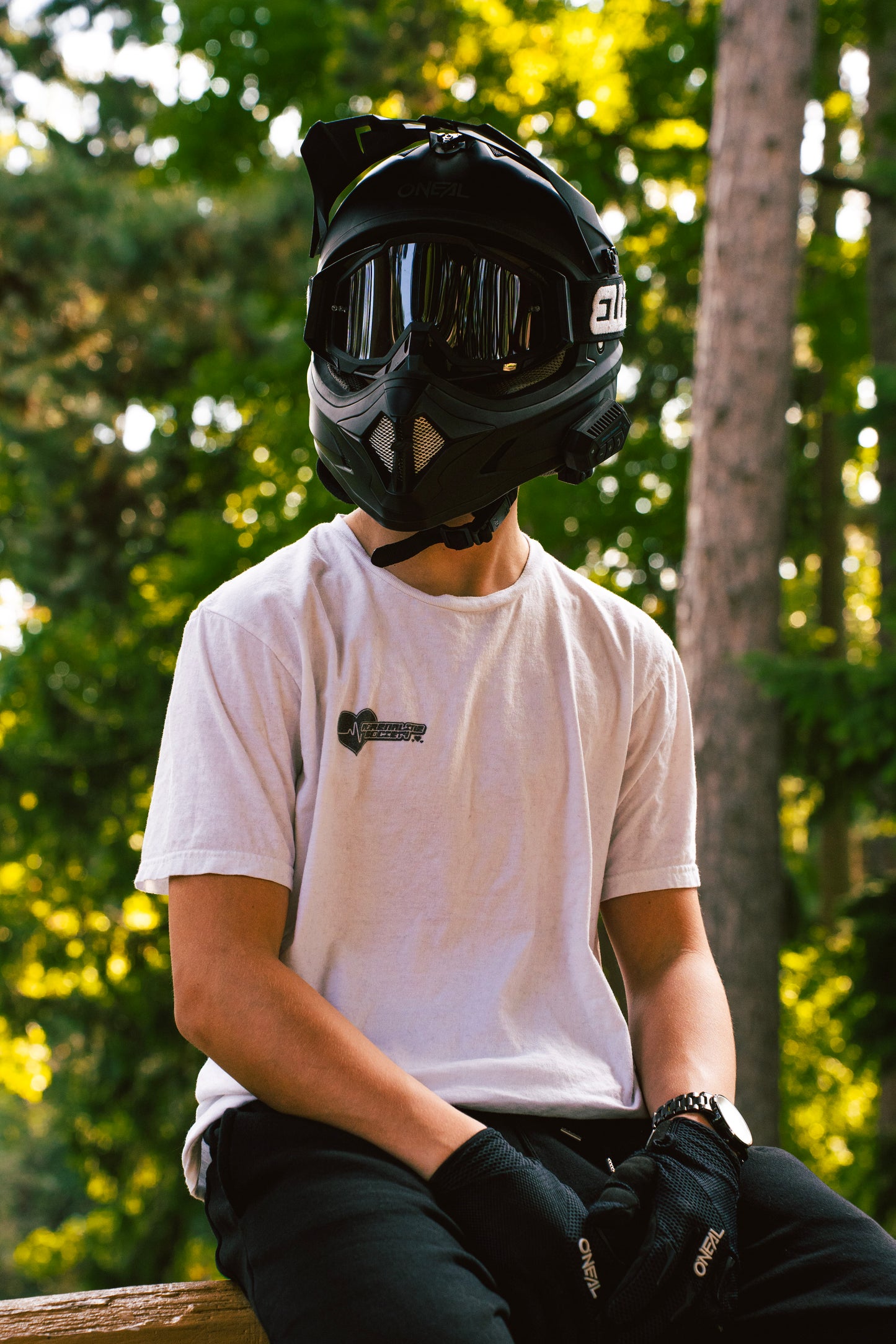 Anti Bike Bike Club T-Shirt in White 1