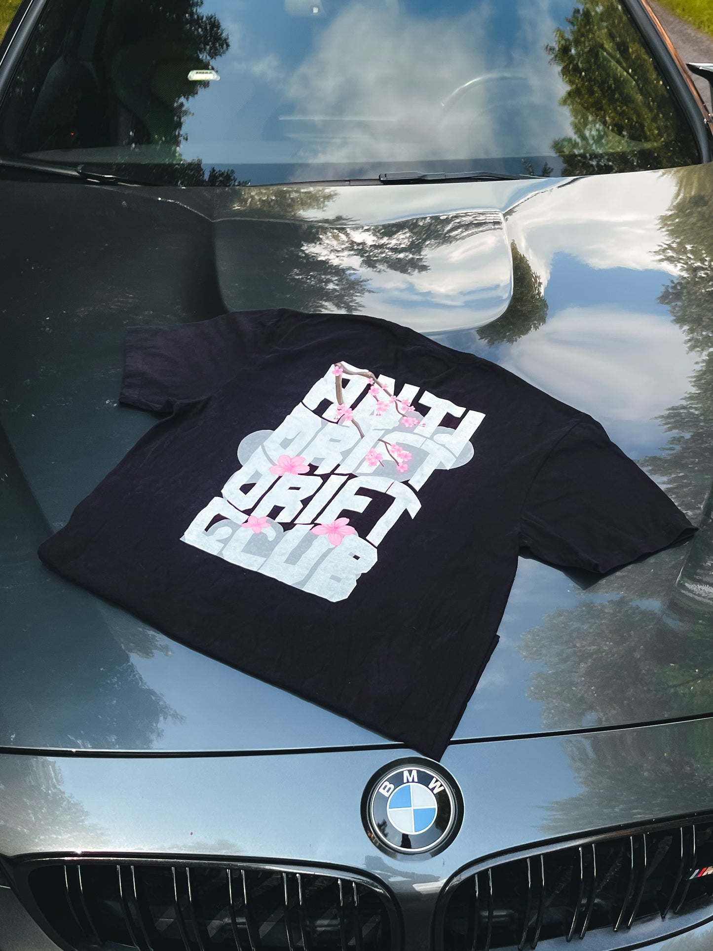 Anti Drift Drift Club T-Shirt in Black 1